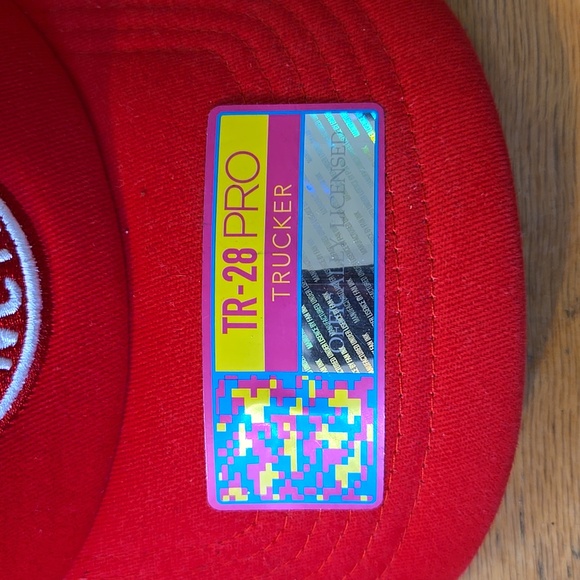 FC Bayern Munchen Men's Cap Snapback Hat Red Adult Embroidered Logo w/Tag - Picture 5 of 11